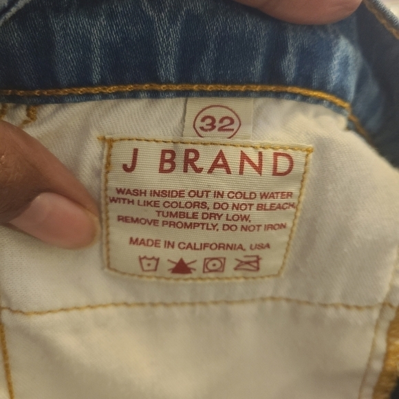 J. Brand | Women's Light Wash High Rise Wide Leg Malik Jeans (Size 32) - Picture 4 of 15